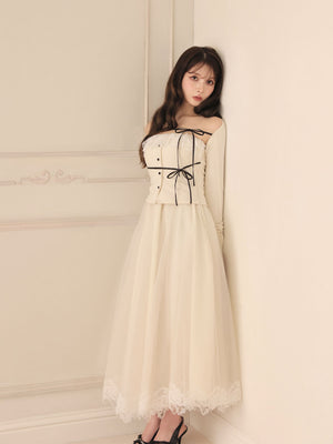 model：160cm　(size：F　color：Ivory)
