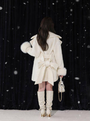 model：160cm　(size：F　color：Ivory)