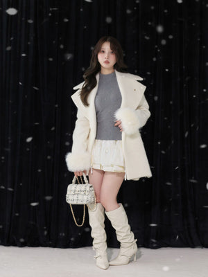 model：160cm　(size：F　color：Ivory)
