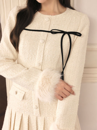 model：160cm　(size：F　color：Ivory)