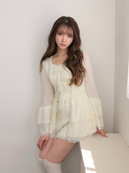 model：160cm　(size：F　color：Ivory)