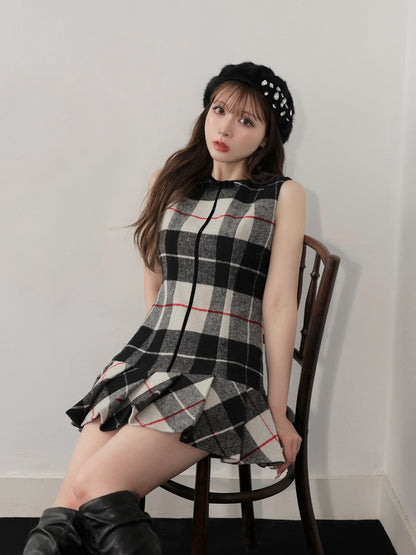 model：160cm　(size：F　color：Black mix)