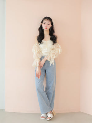 model：160cm　(size：F　color：Ivory)