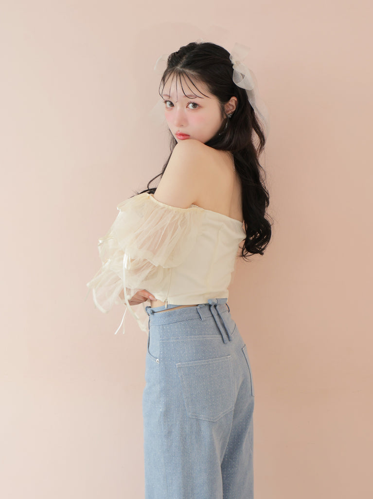 model：160cm　(size：F　color：Ivory)