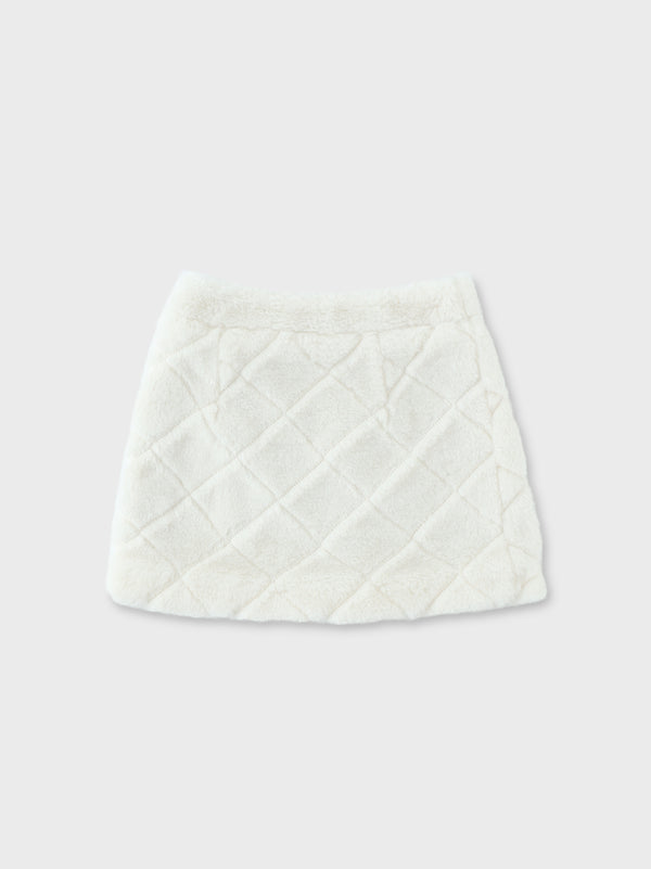 【SALE】【70％OFF】Shine fake far mini skirt(eme10358)