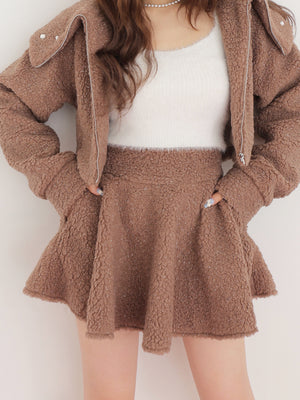 model：160cm　(size：F　color：Brown)