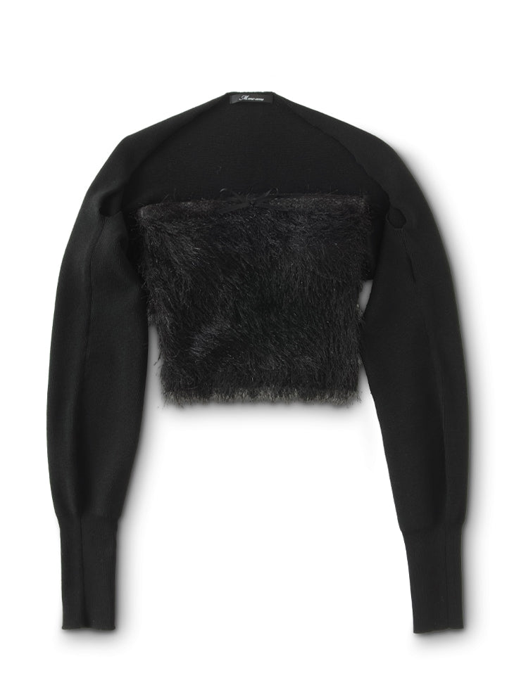 Feather like ensemble tops (eme10442)