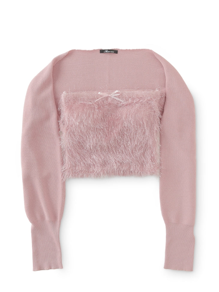 Feather like ensemble tops (eme10442)