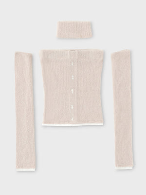 【SALE】4way shaggy knit bear tops(eme10448)