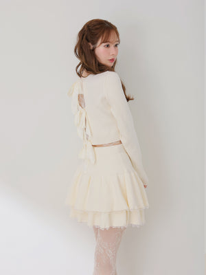 model：162cm　(size：F　color：Ivory)