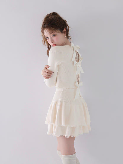 model：160cm　(size：F　color：Ivory)