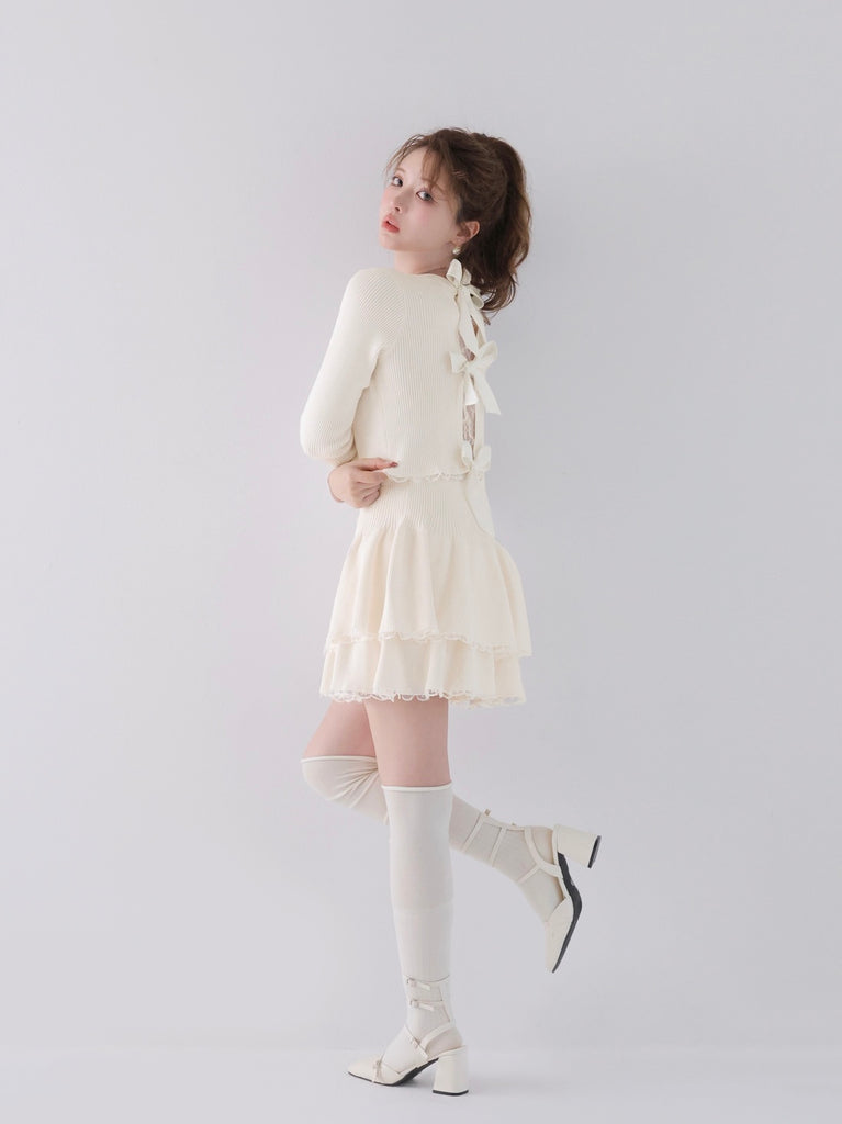 model：160cm　(size：F　color：Ivory)
