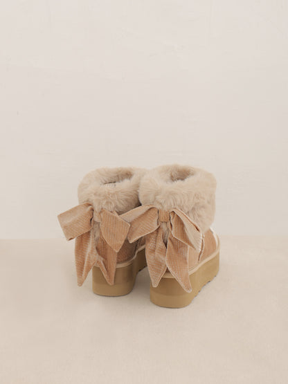 2way Velour Mouton Boots (eme10463)