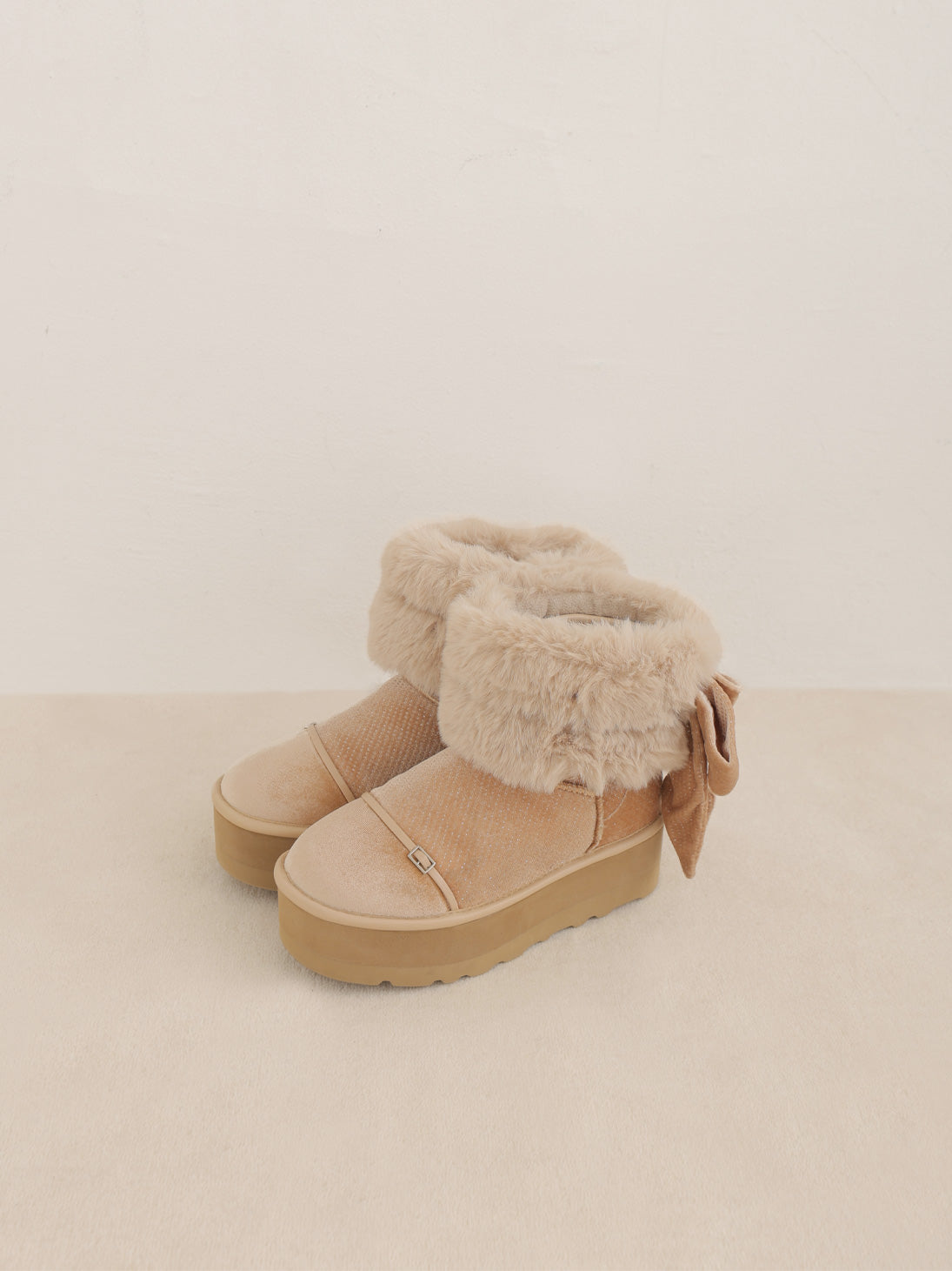 2way Velour Mouton Boots (eme10463)