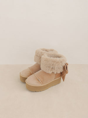 2way Velour Mouton Boots (eme10463)