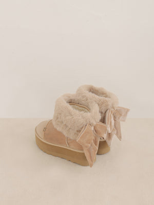 2way Velour Mouton Boots (eme10463)