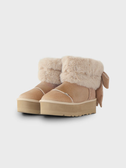 2way Velour Mouton Boots (eme10463)