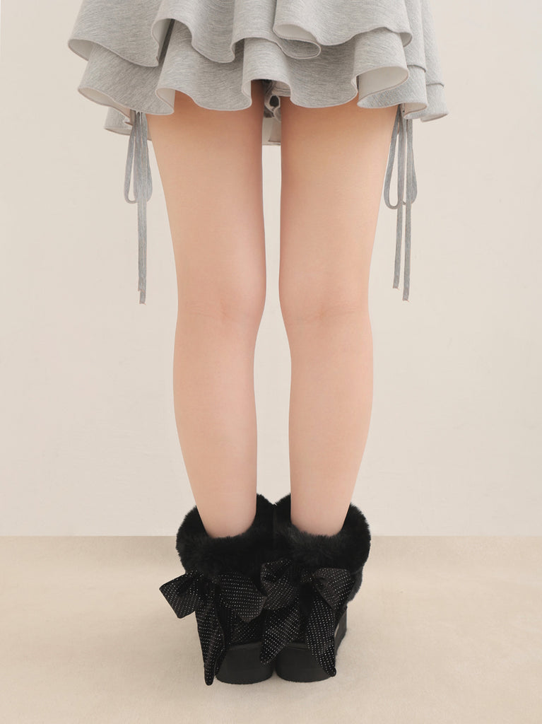 2way Velour Mouton Boots (eme10463)