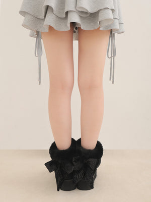 2way Velour Mouton Boots (eme10463)