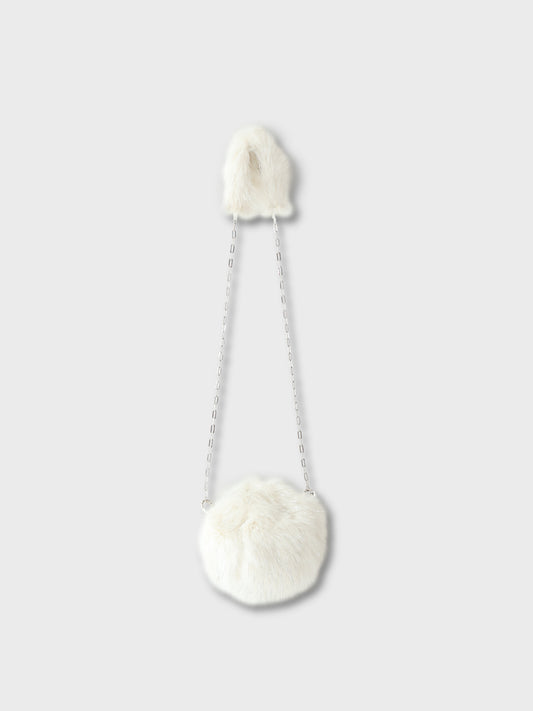 【SALE】2way fake fur round bag(eme10472)