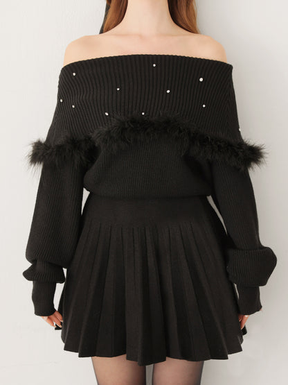 model：162cm　(size：F　color：Black)