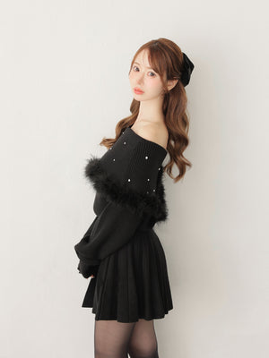 model：162cm　(size：F　color：Black)