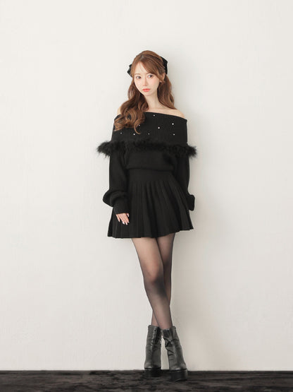model：162cm　(size：F　color：Black)