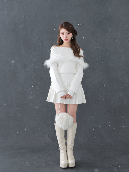 model：160cm　(size：F　color：White)