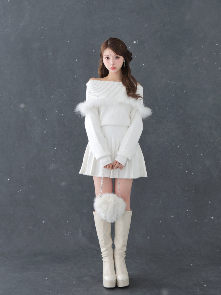 model：160cm　(size：F　color：White)