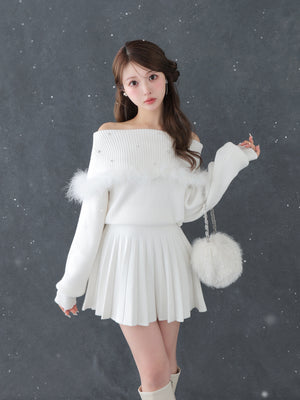 model：160cm　(size：F　color：White)