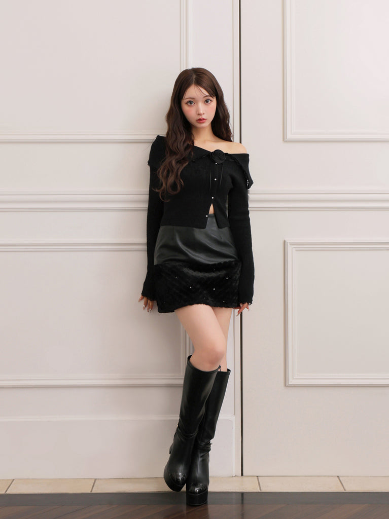 model：160cm　(size：F　color：Black) 