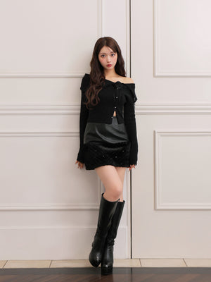 model：160cm　(size：F　color：Black) 