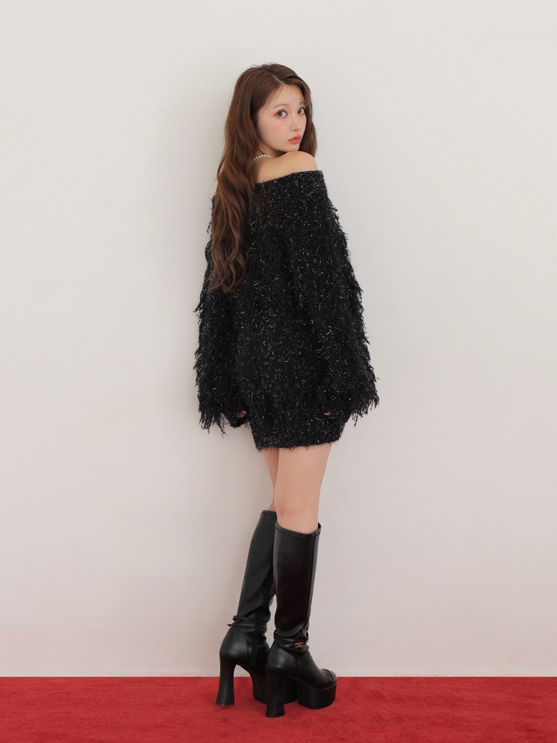 エメミーエメFringe knit minionepiece SALE】Fringe knit minionepiece(eme10534) – M me eme