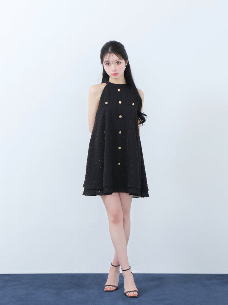 model：160cm　(size：F　color：Black)