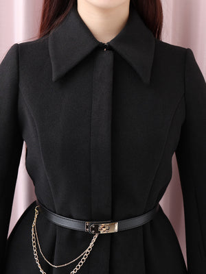 Convertible flare coat(eme10554)