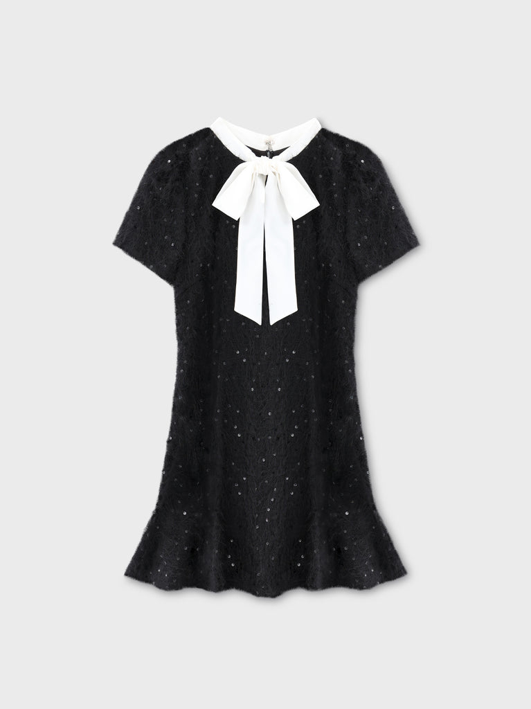 Feather sequin mini onepiece(eme10548)