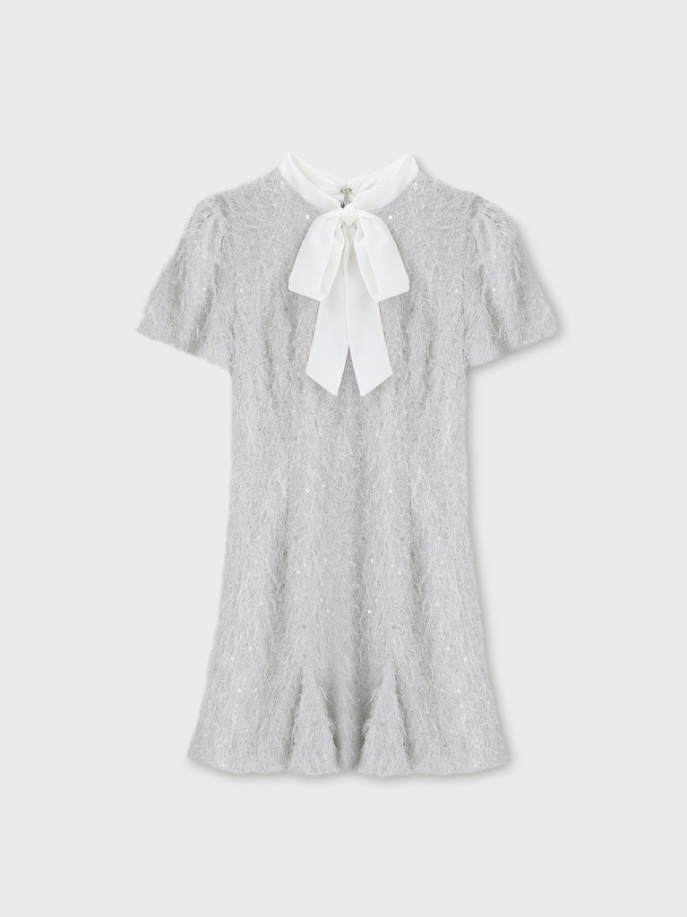 Feather sequin mini onepiece(eme10548)