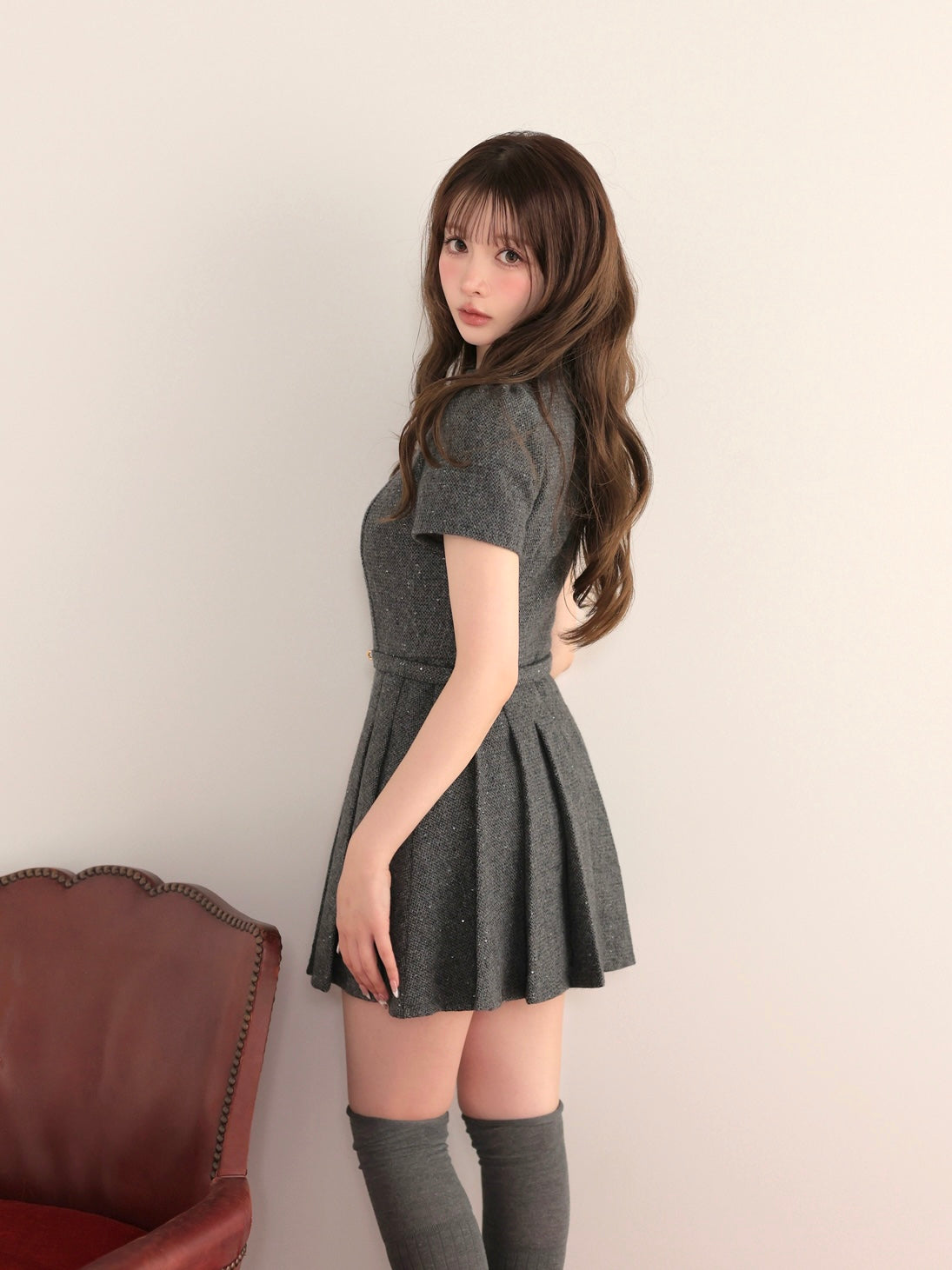 SALE】Classical herringbone mini onepiece(eme10550) – M me eme