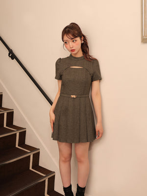 Classical herringbone mini onepiece(eme10550)