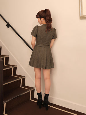 Classical herringbone mini onepiece(eme10550)