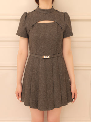 Classical herringbone mini onepiece(eme10550)