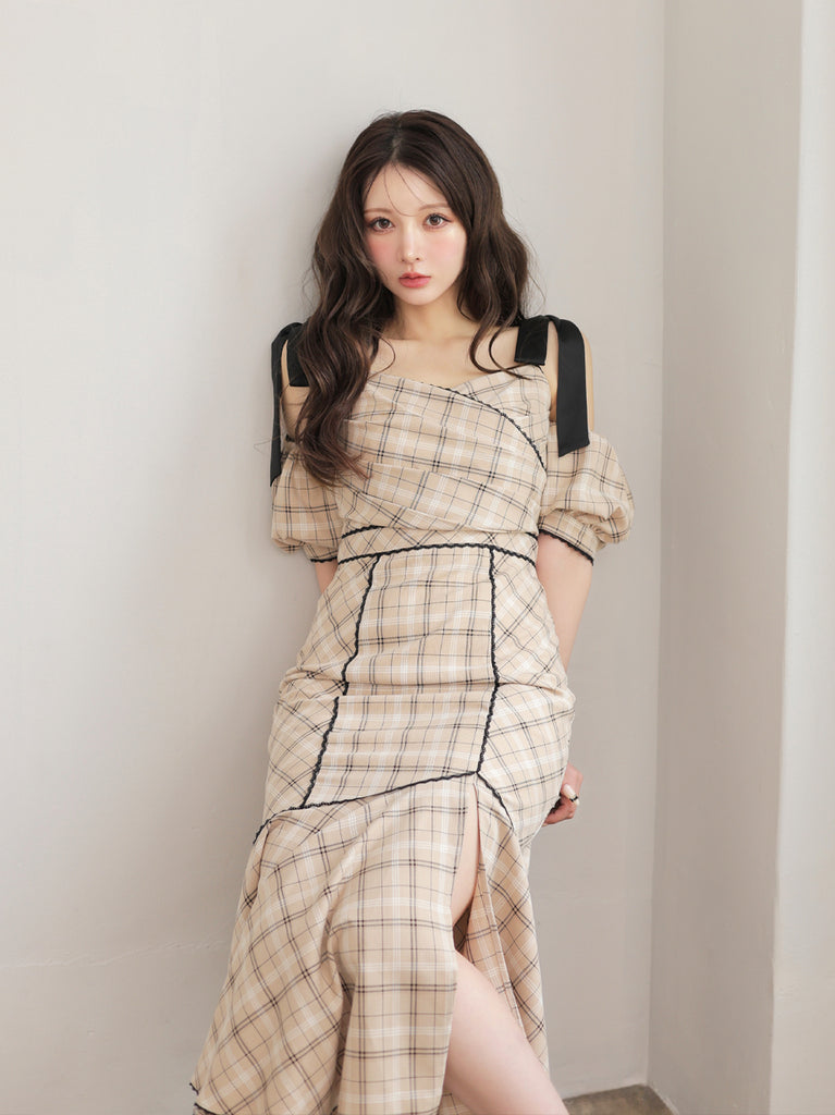 model：160cm　(size：F　color：Beige)
