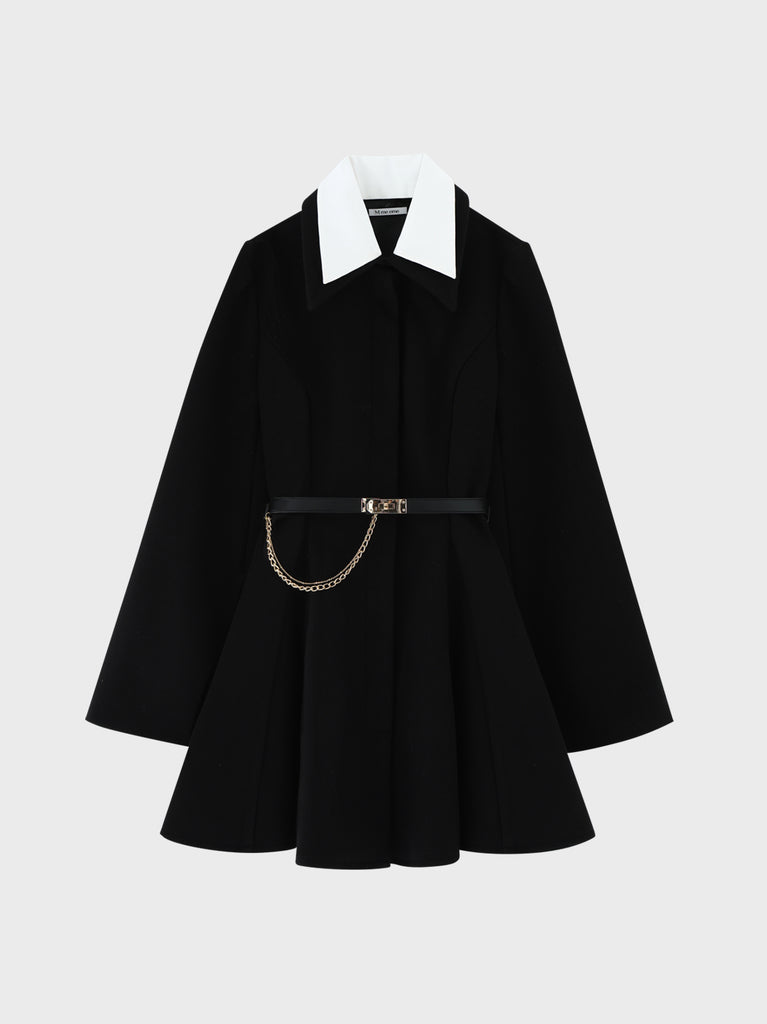 Convertible flare coat(eme10554)