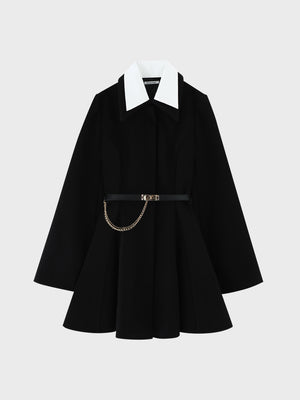 Convertible flare coat(eme10554)