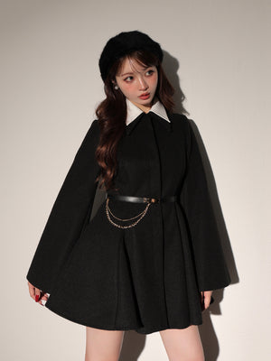 Convertible flare coat(eme10554)