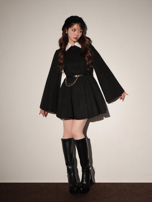 Convertible flare coat(eme10554)