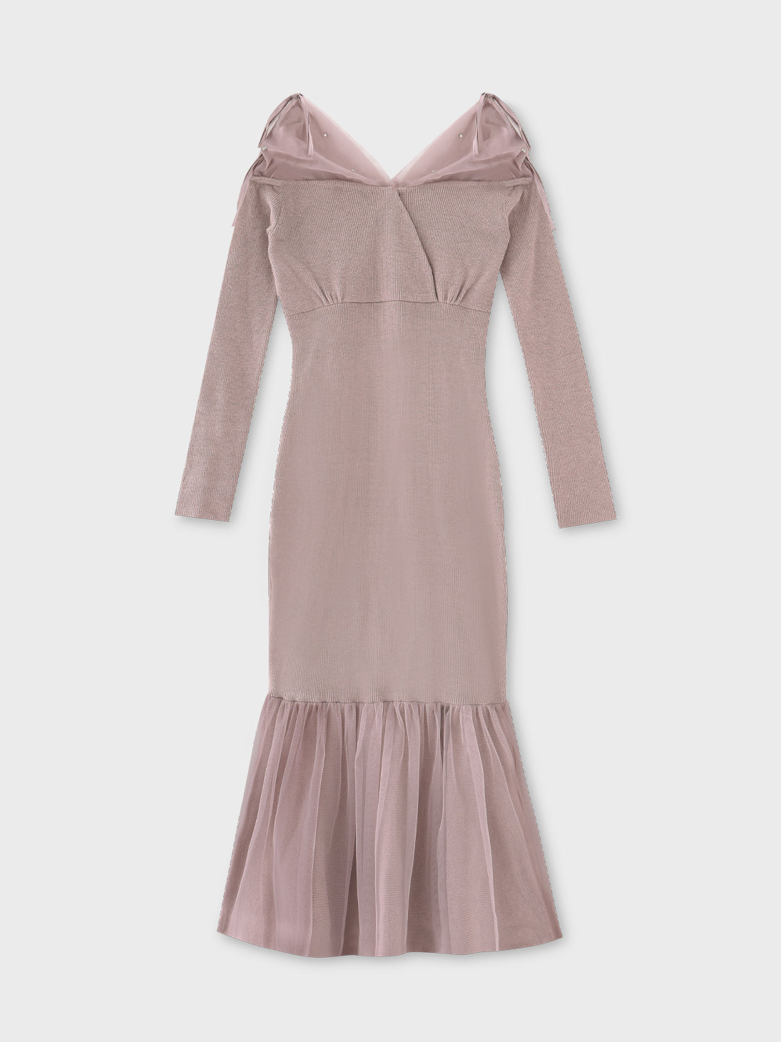 Sheer beaded mermaid onepiece(eme10558)