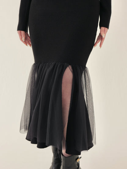 Sheer beaded mermaid onepiece(eme10558)