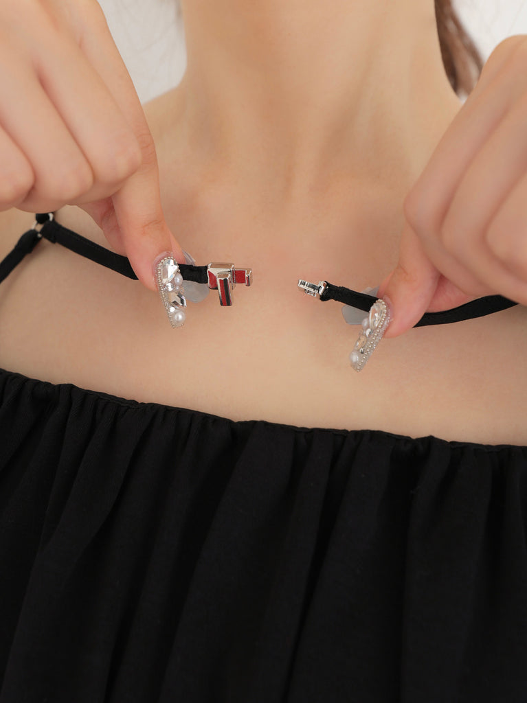 Strap flare volume onepiece(eme10560)