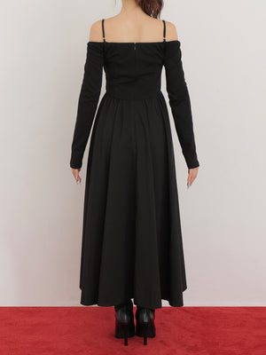 Strap flare volume onepiece(eme10560)